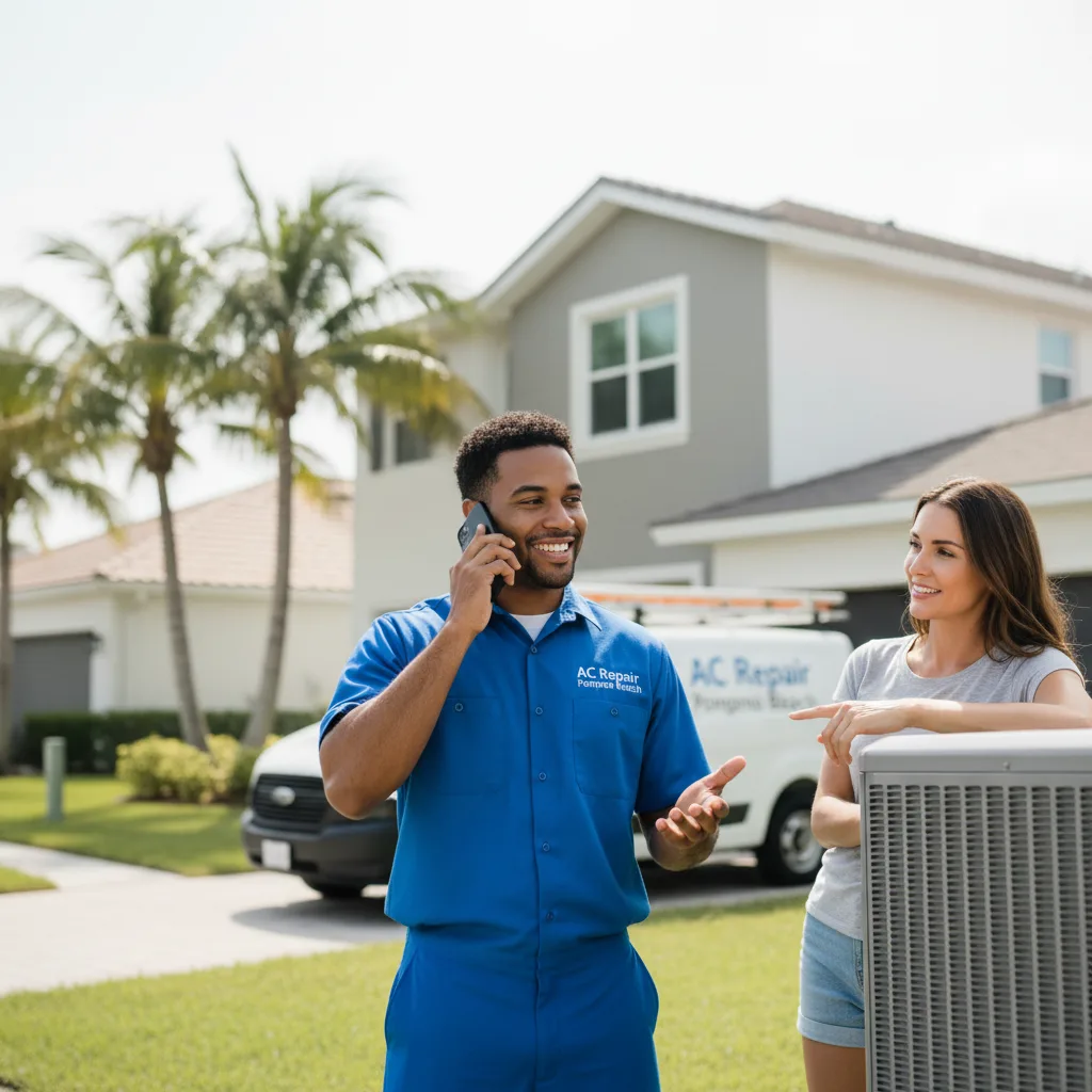 AC Repair Pompano Beach customer support in Friedens